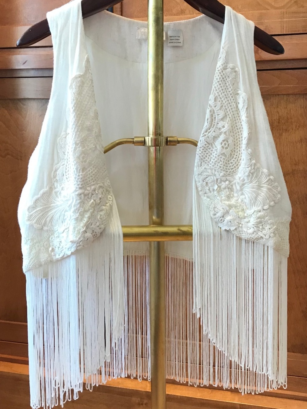 FESTIVAL 🔥 MISS ME CROCHET LONG FRINGE OPEN VEST